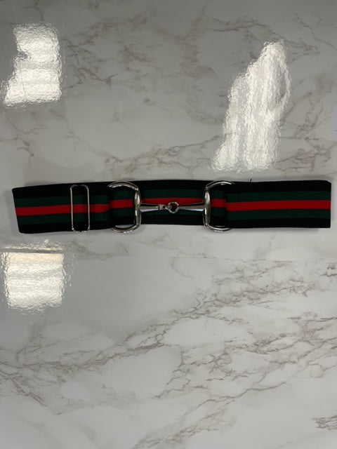 Anademi Silver Bit Stretch Belt