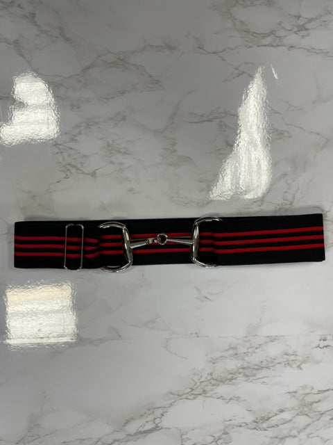 Anademi Silver Bit Stretch Belt
